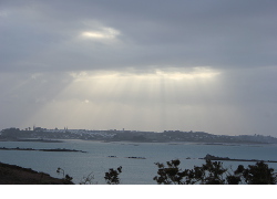 Voyage 2014 - Rayon de soleil sur la baie de Morlaix